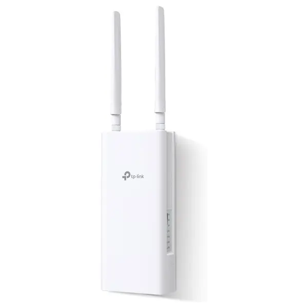 TP-Link TL-MR100-Outdoor 4G 300Mbps Wi-Fi Outdoor Router, LTE Up to 150Mbps, 2.4GHz Wi-Fi Up to 300Mbps, IP65 Weatherproof, PoE and DC Power Supply
