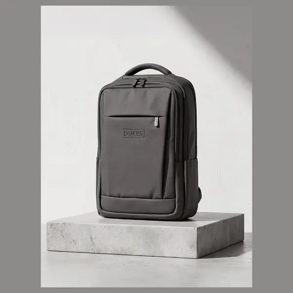 DUKES CORECASE Structured Laptop Backpack, 36-59L, Pure Black