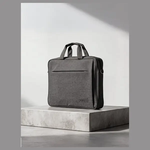 DUKES ModCase Laptop Bag, 20-39 Litres Capacity, Waterproof Construction, Zipper Closure, Built-in Computer Interlayer, Gray