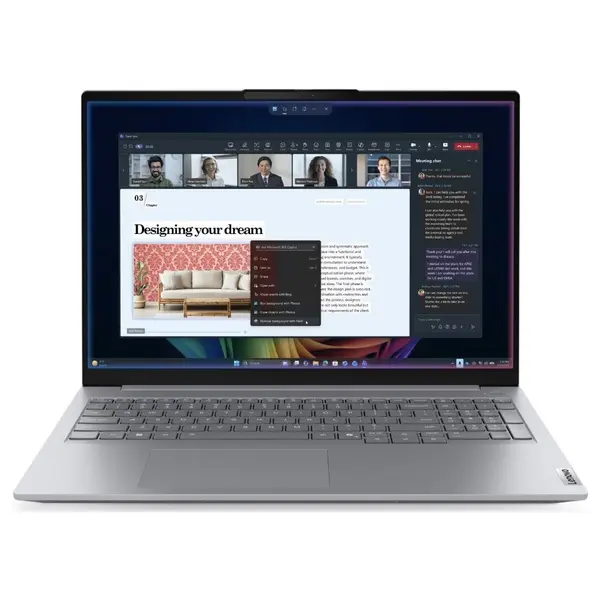 Lenovo ThinkBook 16 Gen 9, Intel Core 5 210H, 8C 12T Up to 4.8GHz, 8GB DDR5-5600 RAM, 512GB PCIe 4.0 NVMe SSD, 16" WUXGA IPS 400nits, Integrated Intel Graphics, Arctic Grey 21US0034GQ (Official Warranty)