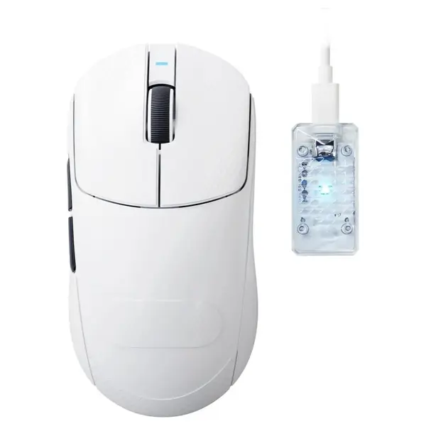 Attack Shark X8 Ultimate Wireless Gaming Mouse, Tri-Mode BT And 2.4GHz Wireless And Wired USB, 8K Polling Rate, PixArt PAW3950MAX Sensor, 42000 DPI, 55g, 800mAh Battery, Black