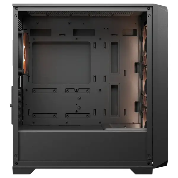 Cougar MX600 Mini V2 Pro Mini-Tower mATX Gaming PC Case, 4x ARGB PWM Fans, Up to 360mm Radiator Support, Perforated Front Panel, Black