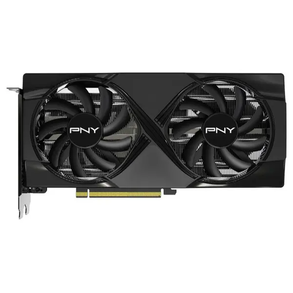 PNY NVIDIA GeForce RTX 5060 Ti Graphics Card, 8GB GDDR7, 2692MHz Boost, 4608 CUDA Cores, PCIe 5.0 x16, DisplayPort 2.1b And HDMI 2.1b, Dual Fan Cooler, VCG5060T8DFXPB1-O, Black