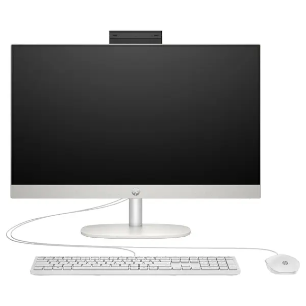 HP All-in-One 24-CR0307NH PC, Intel Core i5-1334U, 8GB DDR4 RAM, 512GB PCIe NVMe M.2 SSD, 23.8" FHD IPS 99% sRGB, Intel Iris Xe Graphics, FreeDOS
