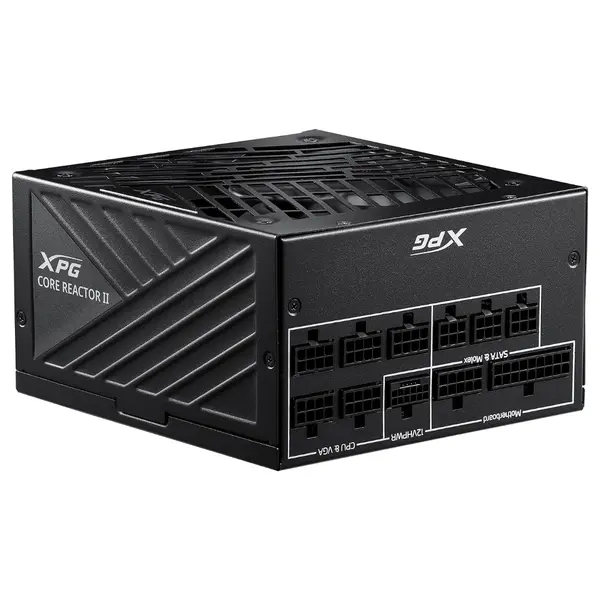 XPG CORE REACTOR II 1000W Power Supply Unit, ATX 3.1, 80 Plus GOLD, Cybenetics PLATINUM, Modular Cable Design, 135mm FDB Fan