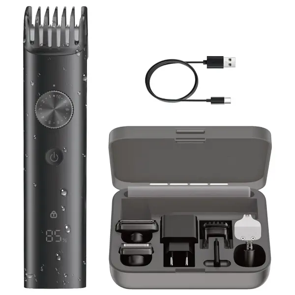 Xiaomi Grooming Kit Pro, Self-Sharpening Stainless Steel Blades, 40 Length Settings, 0.5mm Trimming Precision, IPX7 Waterproof