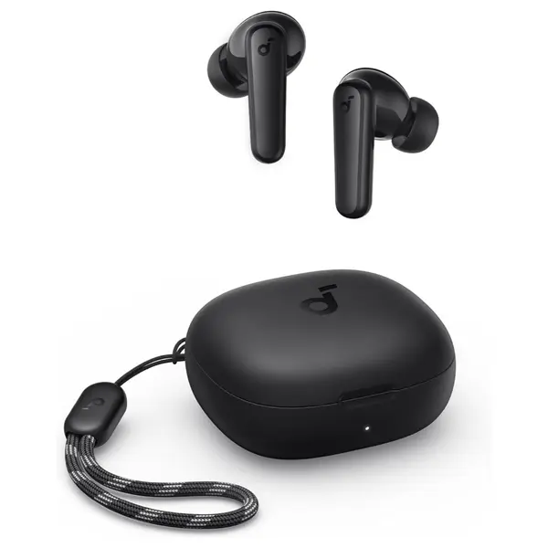 Anker Soundcore R50i True Wireless Earbuds, 10mm Drivers Big Bass, Bluetooth 5.3, Up to 30H Playtime, 2 Mics AI Clear Calls, 22 EQ Presets App Customization, Black
