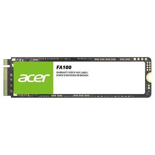 Acer FA100 M.2 2280 SSD, 512GB, PCIe Gen3 x4 NVMe, Up to 3300MB/s Read Speed, HMB and SLC Cache, BL.9BWWA.119