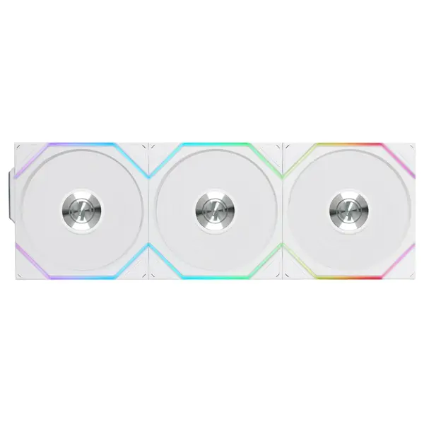 Lian Li UNI Fan TL Wireless 120 Triple Pack, 2.4GHz Wireless Control, ARGB Fan, Infinity Mirror, Daisy-Chain Design, Controller Included and Required, White 12TL1W3W