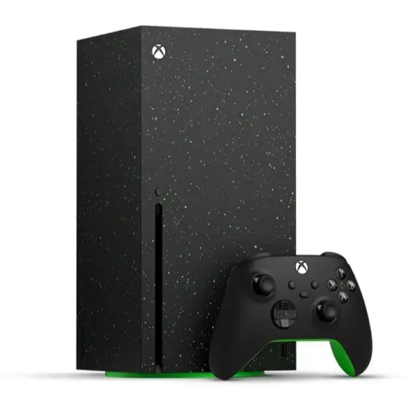 Xbox Series X 2TB Disc Drive Galaxy Black Special Edition Bundle Gaming Console, Includes Special Edition Wireless Controller, Galaxy Black