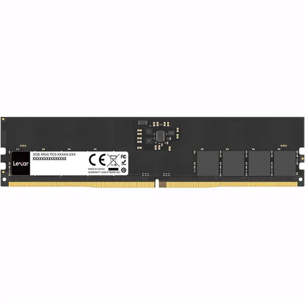 Lexar UDIMM 16GB DDR5 RAM 5600MHz, 288-Pin, CL46-45-45-90, 1.1V, High-Performance Gaming DRAM U-DIMM For PC (LD5U16G56C46ST-BGS)