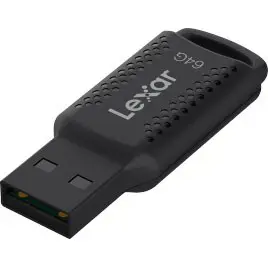 Lexar JumpDrive V400 USB 3.2 Gen 1 Flash Drive, 64GB, Up To 100MB/s