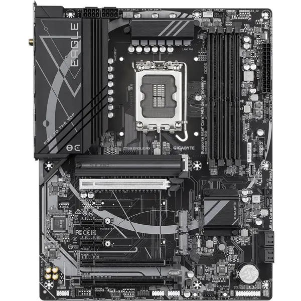 Gigabyte Z790 Eagle AX ATX Motherboard, Intel 12th/13th/14th Gen, LGA1700, DDR5, Wi-Fi 6E, 2.5GbE LAN, 3xM.2, DP, HDMI, USB-C