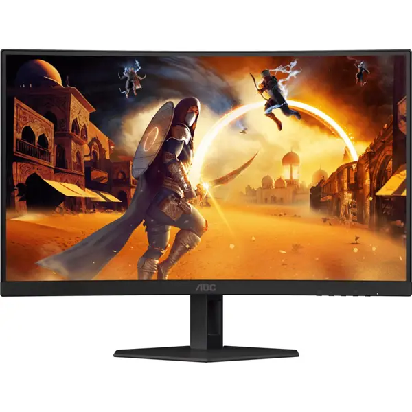 AOC C27G4ZE 27" Curved Ultra-Fast Gaming Monitor, 1920 x 1080 FHD 280Hz 0.3ms Fast VA, 1500R Adaptive Sync, Three-Sided Frameless Design, Black