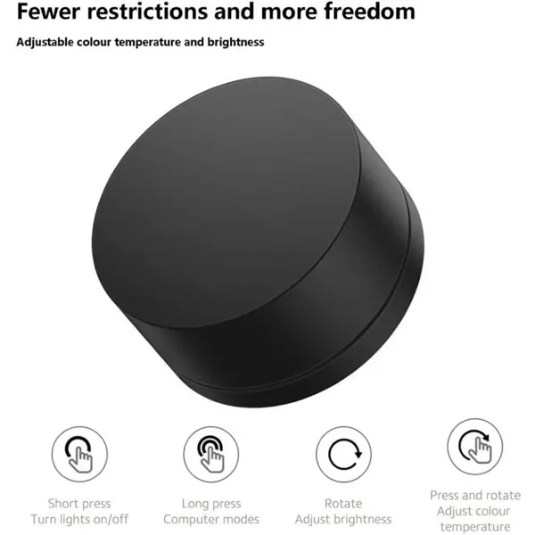 Xiaomi Mi Computer Monitor Light Bar Monitor Light, Asymmetrical Light, Variable Brightness and Color Temperature, Ra95 Color Rendering, Wireless Remote Control, USB Type-C