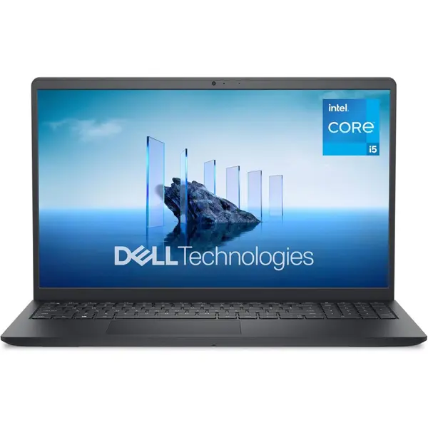 Dell 15 DC15250 Laptop, Intel Core i5-1334U, 8GB DDR4, 512GB SSD, 15.6″ FHD 120Hz Display, Wi-Fi 6, Bluetooth, Carbon Black
