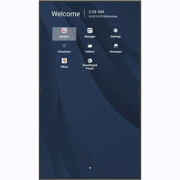 ViewSonic CDE5514-2C Commercial Display, 55", 4K UHD, Quad-Core SoC, 4GB RAM, 500-Nit