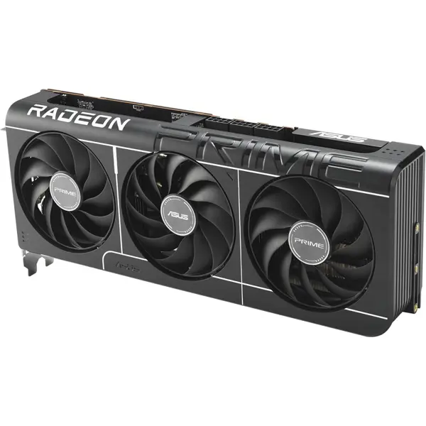 ASUS Prime Radeon RX 9070 XT OC Edition Graphics Card, 16GB GDDR6, PCI Express 5.0, HDMI 2.1b and 3x DisplayPort 2.1a, 2.5 Slot, PRIME-RX9070XT-O16G
