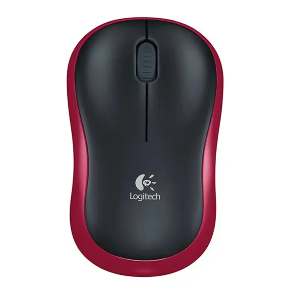 Logitech Wireless Mouse M185 - Red | Black - 910-002503