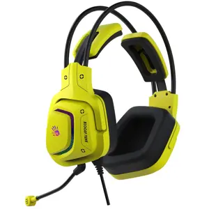 Bloody G575 Virtual 7.1 Surround Sound Gaming USB Headset (Punk Yellow)