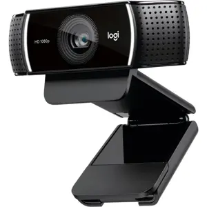 Logitech C922 Pro HD Stream Webcam, 1080p 30fps Or 720p 60fps, Autofocus Glass Lens, Built-in Stereo Mic, 78 Degree Field of View, 1.2x Digital Zoom