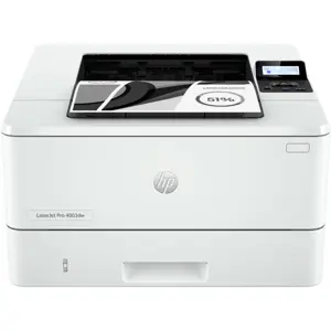 HP LaserJet Pro 4003DW Printer Duplex Wireless, Up To 42 PPM Black, White (Official Warranty)