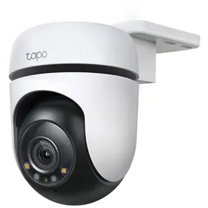 TP-Link Tapo C510W Outdoor Pan Tilt Security WiFi Camera, 2K Resolution, 360° View, Color Night Vision, IP65, Black