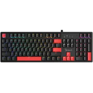 Bloody S520N Bloody Mechanical Switch RGB Gaming Keyboard | Fire Black - BLMS Red Plus Mechanical Switch