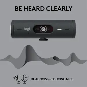 Logitech BRIO 505 1080p HDR Webcam Made For Business | Auto Light Correction, Auto-Framing | 960-001459 | Graphite