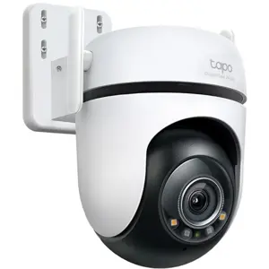 TP-Link Tapo C520WS Outdoor Pan/Tilt Security Wi-Fi Camera | 2K QHD Live View, Starlight Color Night Vision, Alexa and Google Assistant supported, 4MP QHD (2560×1440)