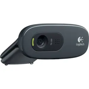 Logitech C270 HD Webcam Webcam, 720p 30fps