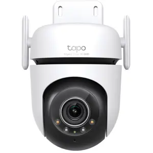 TP-Link Tapo C520WS Outdoor Pan/Tilt Security Wi-Fi Camera | 2K QHD Live View, Starlight Color Night Vision, Alexa and Google Assistant supported, 4MP QHD (2560×1440)