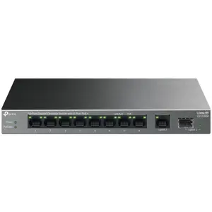 TP-Link LS1210GP 10-Port Gigabit Desktop Switch, 8-Port PoE+ 61W, 9x RJ45 and 1x SFP