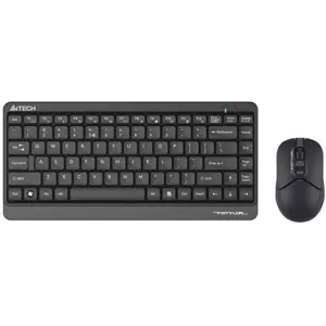 A4Tech Fstyler FG1112S Compact Desktop Set, 2.4GHz Wireless, Silent Clicks, 1200 DPI, Up to 12 Months Battery Life, Black