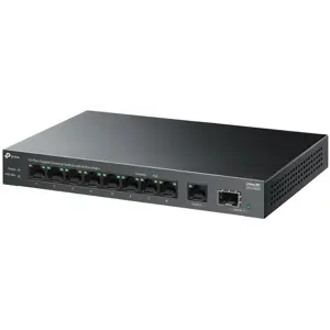 TP-Link LS1210GP 10-Port Gigabit Desktop Switch, 8-Port PoE+ 61W, 9x RJ45 and 1x SFP