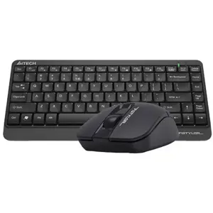 A4Tech Fstyler FG1112S Compact Desktop Set, 2.4GHz Wireless, Silent Clicks, 1200 DPI, Up to 12 Months Battery Life, Black