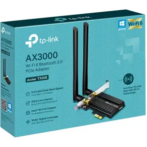 TP-Link Archer TX50E AX3000 Wi-Fi 6 Bluetooth 5.0 PCIe Adapter