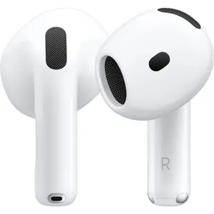 Apple AirPods 4 ANC Wireless Earbuds, Active Noise Cancellation, Adaptive Audio and Transparency Mode, Personalized Spatial Audio, USB-C Charging Case, Wireless Charging, H2 Chip, MXP93