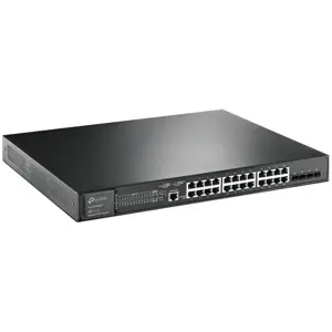 TP-Link TL-SG3428XMP JetStream 24-Port Gigabit and 4-Port 10GE SFP+ L2+ Managed Switch with 24-Port PoE+
