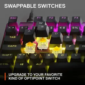 SteelSeries Apex 9 TKL Next Gen Optical Gaming Keyboard - OptiPoint Optical Switches - US English - 64847