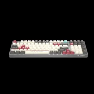 Bloody S98 Hot-Swappable BLMS Mechanical Gaming Keyboard, BLMS Red Plus Mechanical Switch, 98-Key Style Keyboard, RGB Backlit, Pixels Red