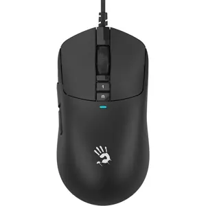 Bloody W72 Ultra Lightweight Gaming Mouse Black, Alpha Sensor, RapidSnap Rebound Technology
