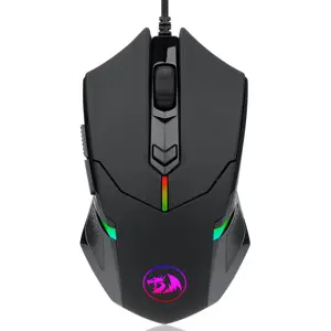 Redragon Centrophorus 2 M601 Wired Gaming Mouse, 7200 DPI, RGB, Black