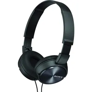 Sony MDR-ZX310AP Wired On Ear Headphones, Black