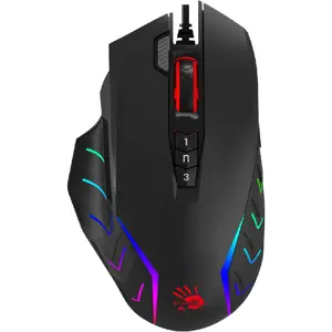 Bloody J95s Gaming Mouse with 2-Fire RGB Animation (Black) - Activated