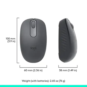 Logitech M196 Bluetooth Mouse Graphite