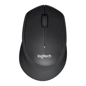Logitech M331 Silent Wireless Mouse, SilentTouch Technology, 1000 DPI, 3 Buttons, Black