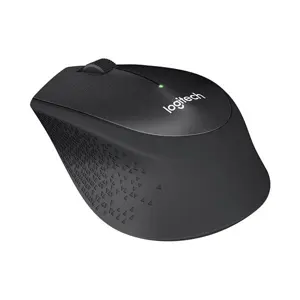 Logitech M331 Silent Wireless Mouse, SilentTouch Technology, 1000 DPI, 3 Buttons, Black