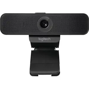 Logitech C925e Business Webcam, 1080p 30fps, 78 Degree FOV, Autofocus, RightLight 2, Dual Omnidirectional Mics, H.264, USB-A, Privacy Shutter, Black, 960-001076