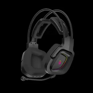 Bloody MR575 RGB Gaming Wireless Headset, 2.4GHz Wireless and Bluetooth V5.2 and 3.5mm Wired Audio, 7.1 Virtual Surround Sound, 50mm M.O.C.I. Hybrid Diaphragm